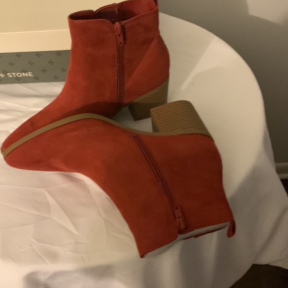 Rust Suede Boot - Picture 2 of 8